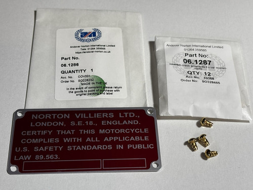 1286 oem frame plate - id, &